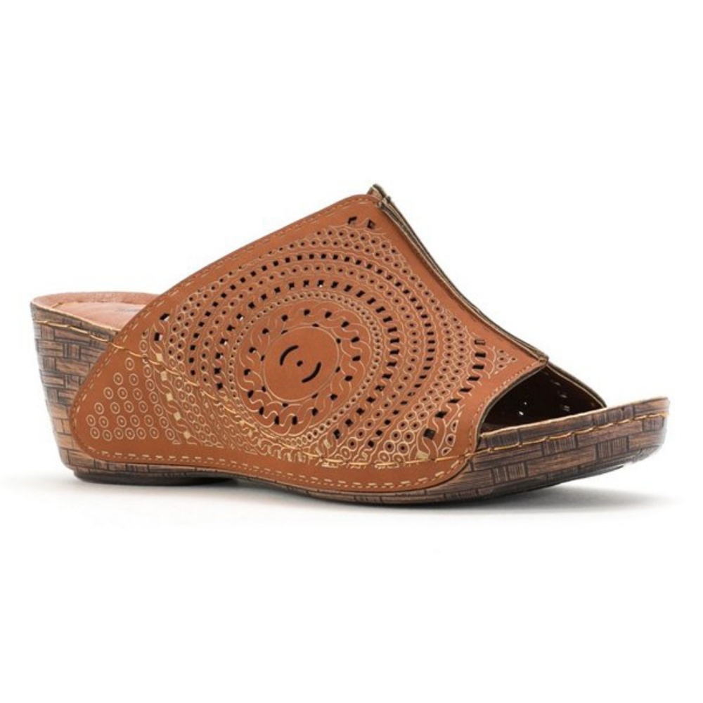 Avanti "Krissy" Wedge Heel Mule